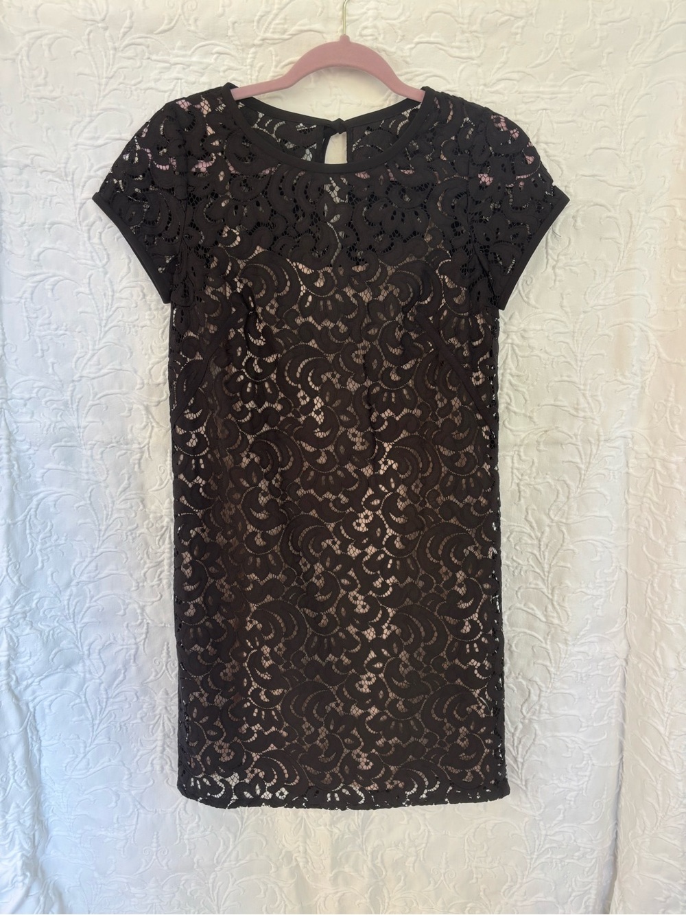 LOFT Black Lace Dress